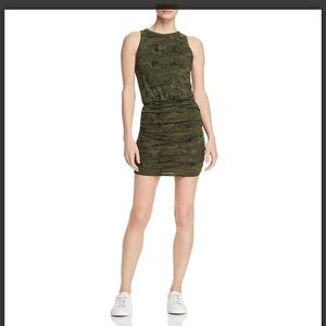 N:PHILANTHROPY
MAJORICA CAMO RUCHED TANK DRESS